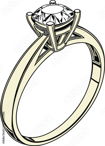 Exquisite solitaire diamond engagement ring showcasing timeless elegance and romantic proposal promise for that perfect, unforgettable moment of love.