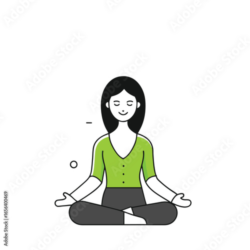 take care business illustration of a woman