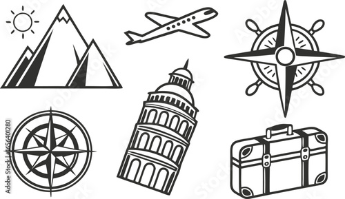Travel and Adventure Icons Set