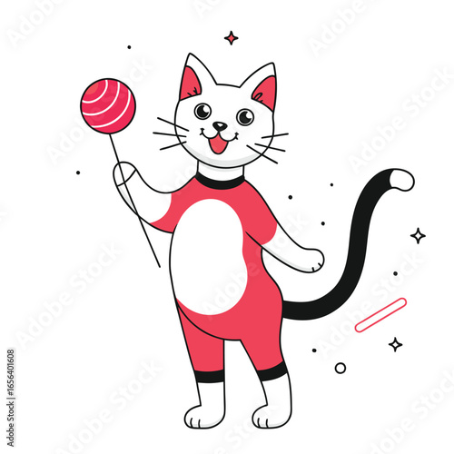 cat playing