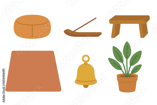 Zen meditation and relaxation objects