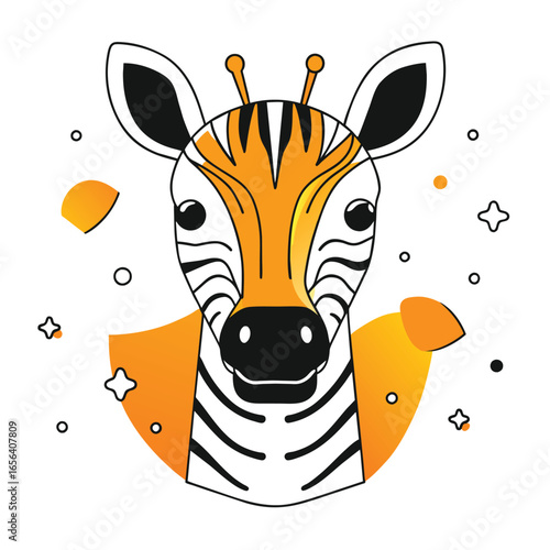 zebra portrait