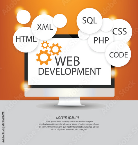 Web Development concept