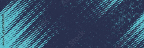 Abstract blue banner design vector, dynamic sporty horizontal background template for media promotion or web banner