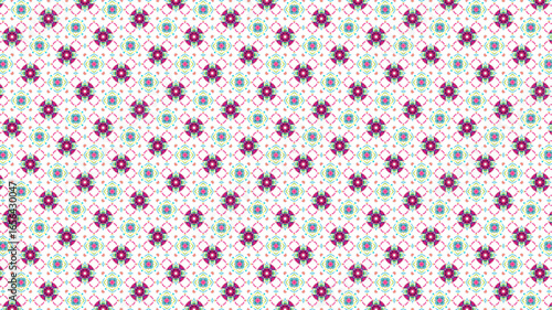 Floral pattern, vector print, vintage texture.