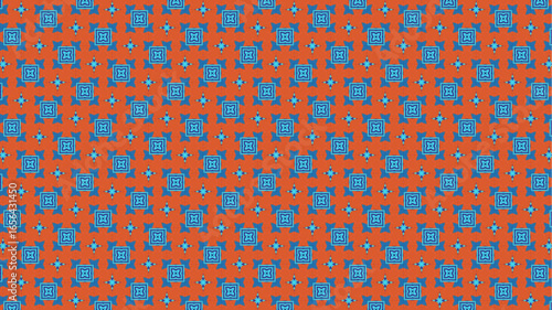 Floral pattern, vector print, vintage texture.