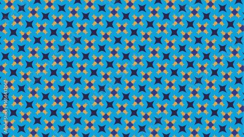 Floral pattern, vector print, vintage texture.