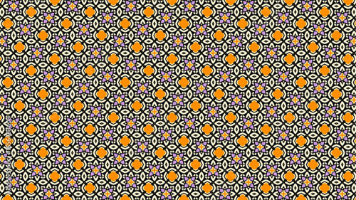 Floral pattern, vector print, vintage texture.