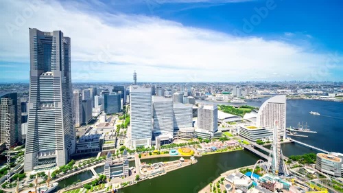 横浜みなとみらい　ドローン撮影イメージ