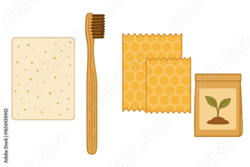 Eco-friendly reusable items for sustainable living