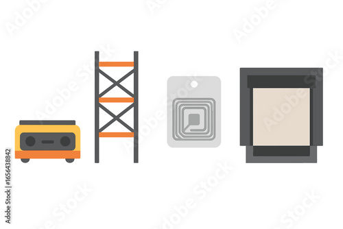 Industrial equipment and RFID tag