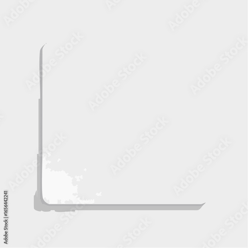 White paper square textured banner.