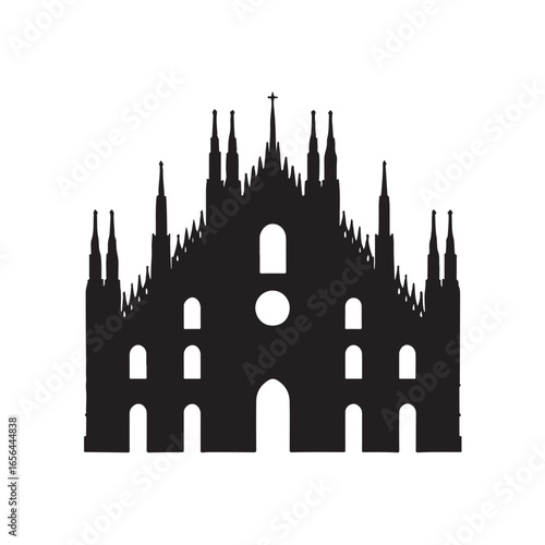 Milan Cathedral Duomo di Milano Silhouette