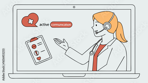 Online Doctor Consultation with Active Communication.