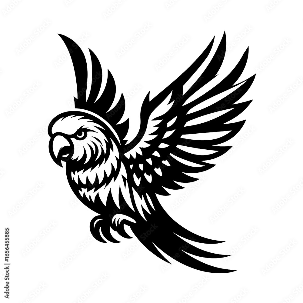 Fototapeta premium vector illustration of a bird
