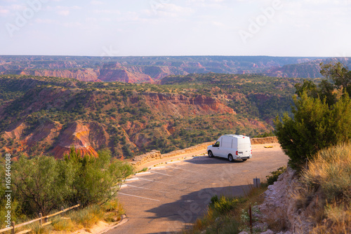 Palo Duro Canyon State Park Road at Golden Hour
