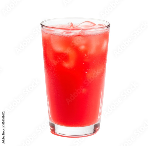 refreshing watermelon juice isolated on transparent background