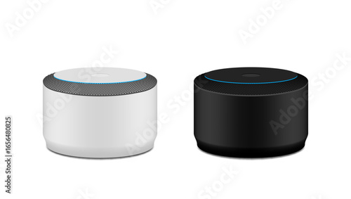 Wireless Portable BT Speaker Isolated On White