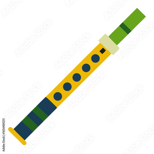  flute on white