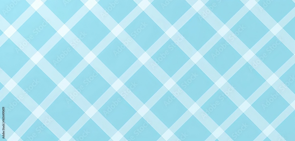 Seamless light blue and white diagonal geometric check pattern, perfect for backgrounds and textiles, pattern, fresh