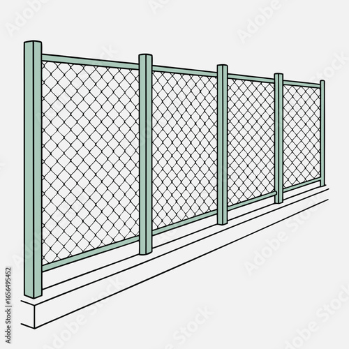 wrought iron gate with fence