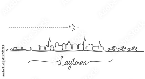 Laytown Skyline One Line.