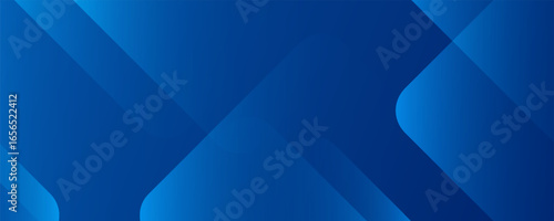 Abstract blue background with glowing geometric lines. Modern blue gradient square shape design. Futuristic technology concept. Suit for brochure, corporate, website, poster, banner, cover modern