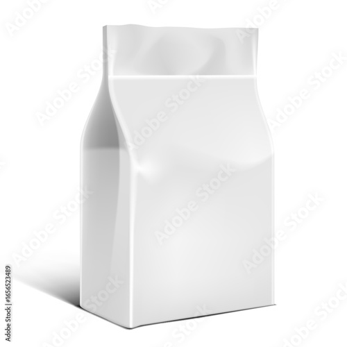 Blank Foil Or Paper Food Pouch Snack Sachet Bag