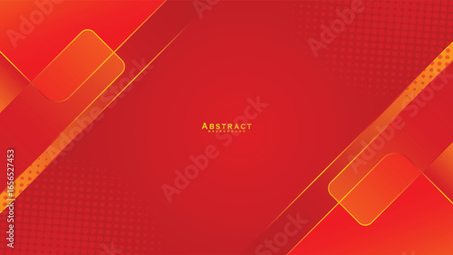Abstract red and yellow background. Design for poster, template on web, backdrop, banner, brochure, website, flyer, landing page, presentation, certificate, and webinar	