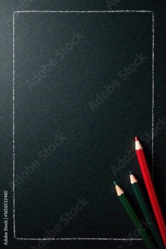 Rustic black chalkboard tabletop; ideal back-to-school, Black Friday bg , fall, slate, grey