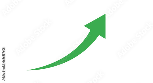 Green Arrow Pointing Upward A Symbol of Growth and Progress in Business and Beyond