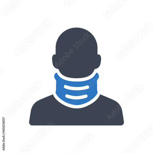 Neck brace icon