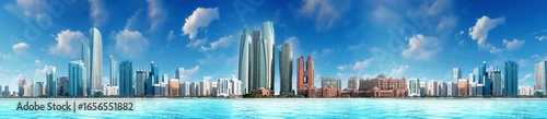 abu dhabi panorama animation | looped | widescreen