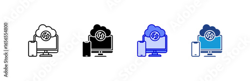 Syncing icon set multiple style collection
