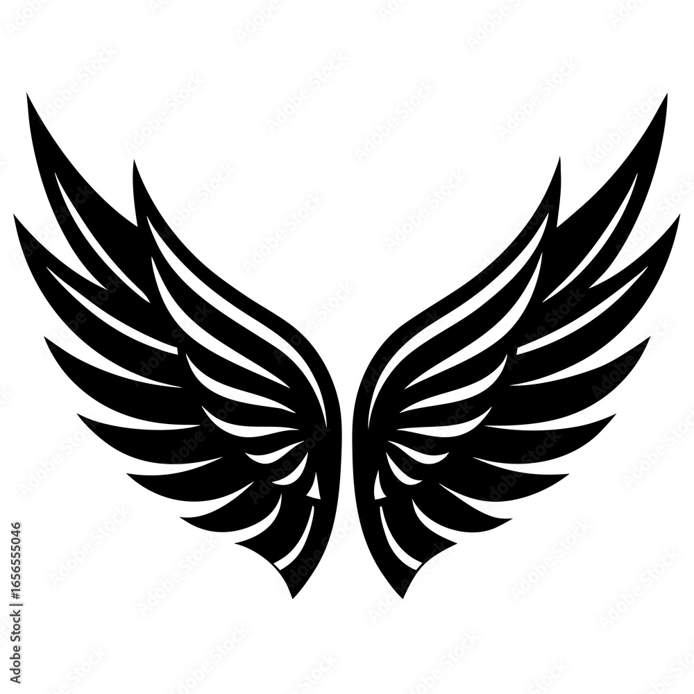 Fototapeta premium wings vector illustration