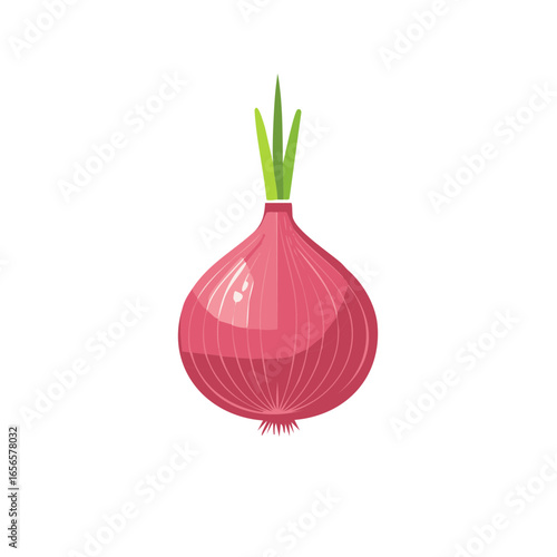 Red Onion Graphic, Fresh Cooking Ingredient, Herb, Food Preparation, Health Food, Still Life, Root Vegetable