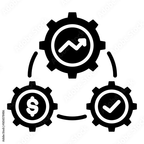 Development icon with glyph style