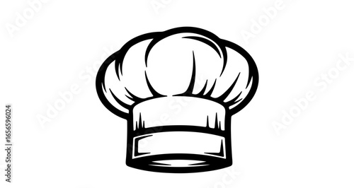 Chef hat vector illustration for culinary arts cooking restaurant menu and chef uniform design element concept