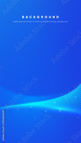 Vertical blue abstract tech savvy background illustration