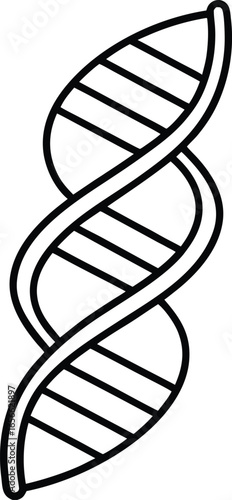 DNA icon genetic helix