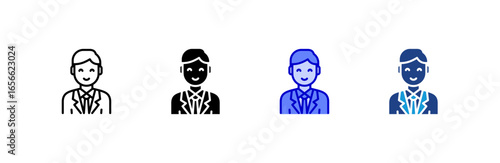 Bestman icon set multiple style collection.