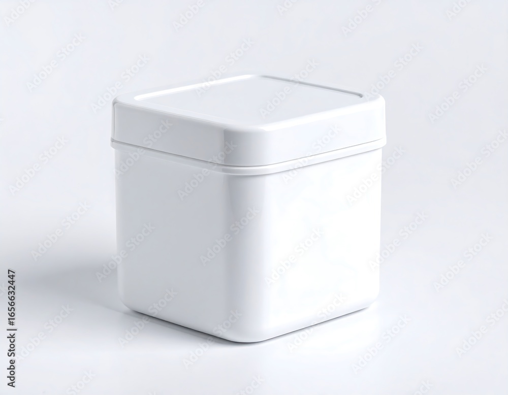 White square storage container White square storage container