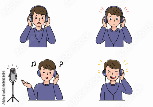 Emotional Spectrum of Sound Experience: Man Reacting to Good and Bad Audio, from Pain to Pleasure and Confusion with a Microphone