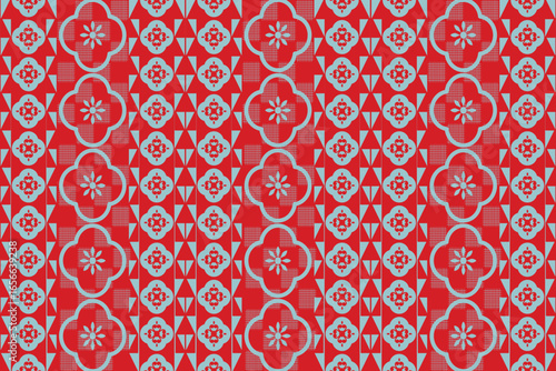 Seamless Ikat ethnic patterns in horizontal stripes, perfect for textile, fashion design, fabric printing, and home decor. Inspired by traditional weaving with modern color twist Ideal for background