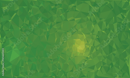 Green Polygonal Geometric Background Texture vector