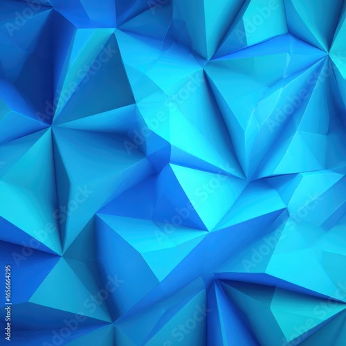 abstract blue geometric shapes