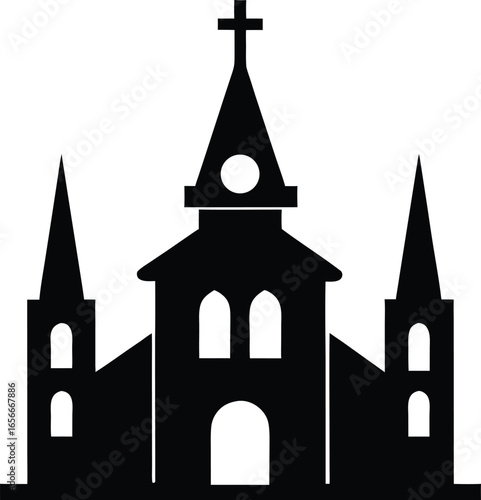 orthodox church icon. church icon vector illustration