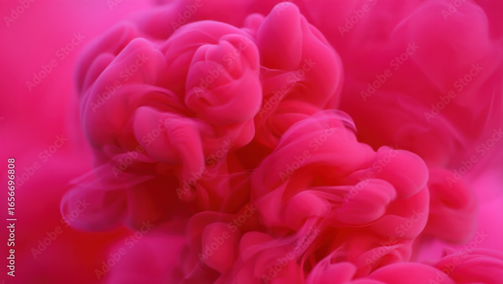 Fototapeta premium Vibrant pink flower petals up close macro photography beautiful natural detail soft texture