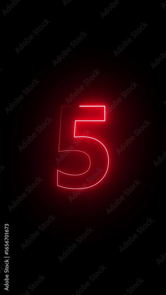 glowing red color neon 5 text, Educational concept ,red 5 number, promote advertising concept isolate using QuickTime black background 4k animation ,it is ready for education and able to use. glowing red color neon 5 text, Educational concept ,red 5 number, promote advertising concept isolate using QuickTime black background 4k animation ,it is ready for education and able to use.