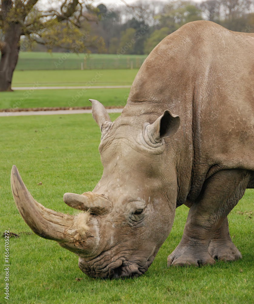 Obraz premium White Rhinoceros